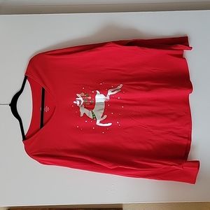 Holiday Time long sleeve Christmas tshirt👕🌲🎅